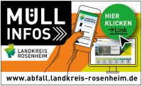 Bild Logo der App Müllinfos des Landkreises Rosenheim